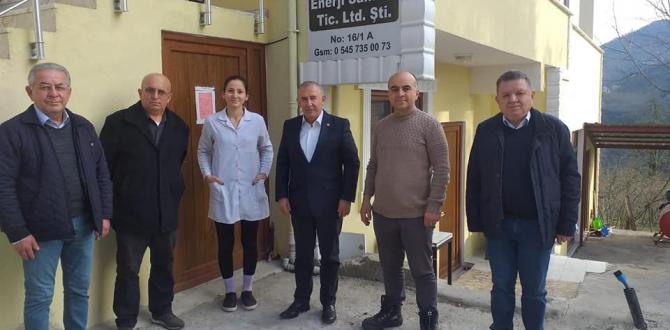 CHP İl Başkanı Bilge’den Güce’de Esnaf ziyareti